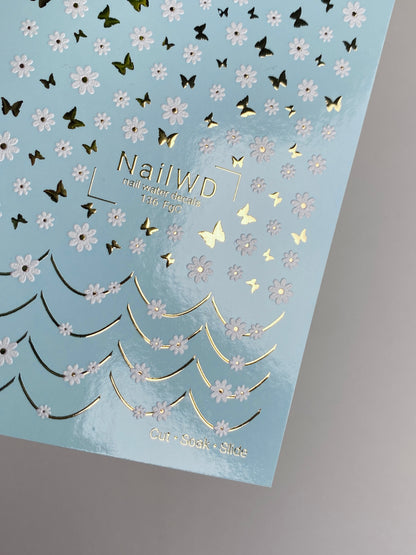 Nail Water Decal 136 NailWD
