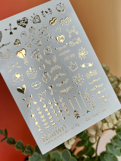 Nail Water Decal 43 NailWD