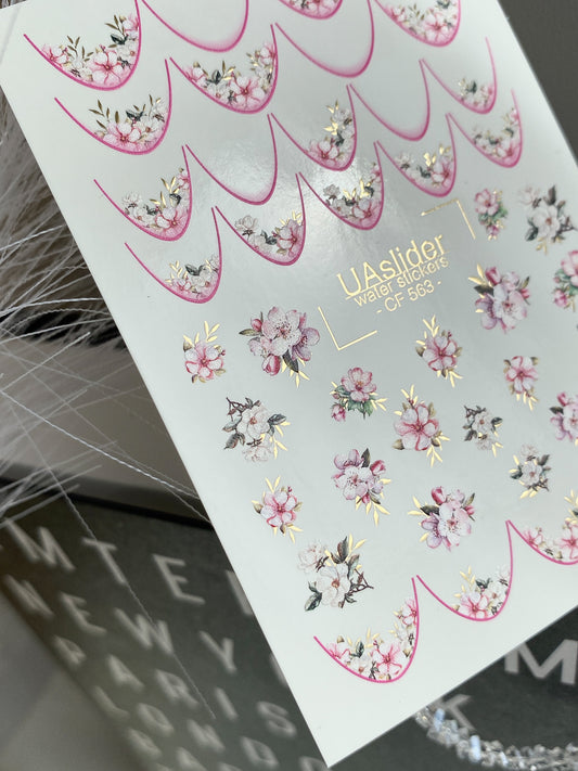 Nail Water Decal CF-563