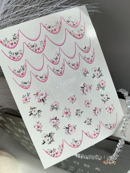 Nail Water Decal CF-564